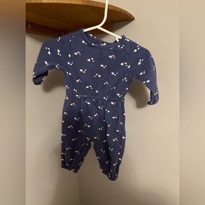 Old Navy Baby Girl Heart Jumpsuit 0-3M